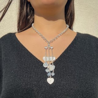 Collier 3chaînes Coeur 