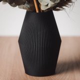Vase IRIS noir 